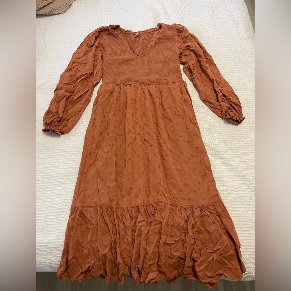 Old navy long sleeve midi dress